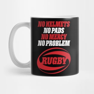 Rugby - No Helments Mug